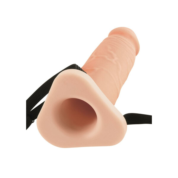 STRAP-ON FX 8 INCH HOLLOW EXTENSION FLESH