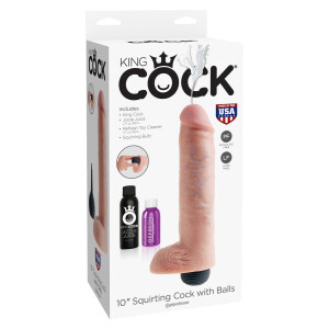 DONG  SQUIRTING KC 10" COCK - FLESH