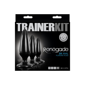Pleasure Plug 3pc Trainer Kit BLACK