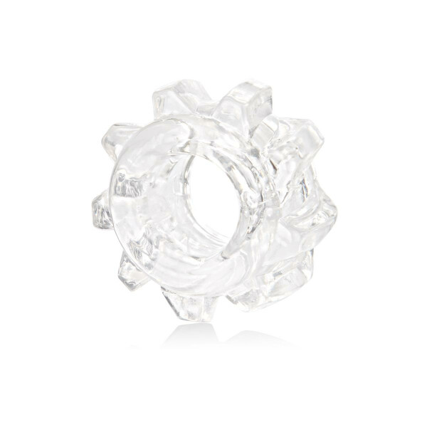 ANELLI FALLICI REVERSIBLE RING SET CLEAR