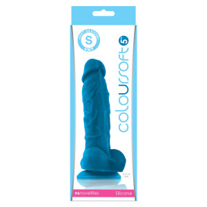 ColourSoft Soft Dildo 5 inch BLUE