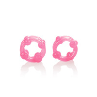 ISLAND RINGS DOUBLE STACKER PINK