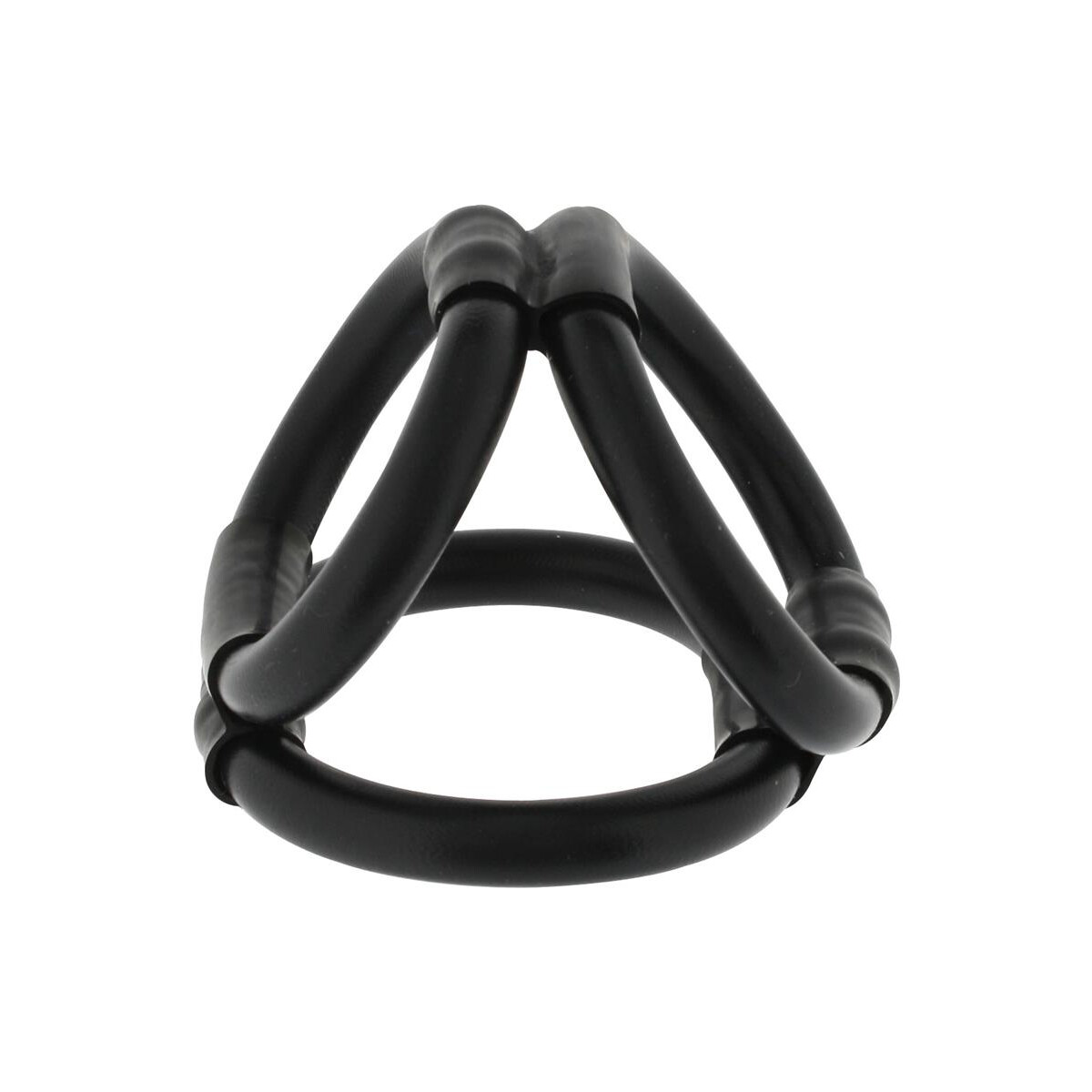 PENISRINGE  TRI COCK CAGE SCHWARZ