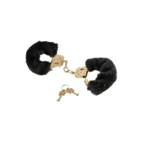 MANETTE FF GOLD DELUXE FURRY CUFFS