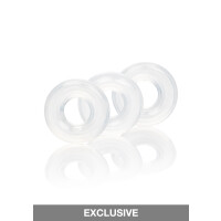 3 Stacker Rings Trasparente
