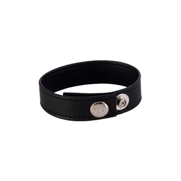 COLT Leather C/B Strap 3-snap BLACK