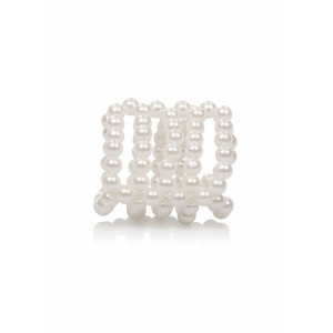 Pearl Stroker Beads Small Bianco