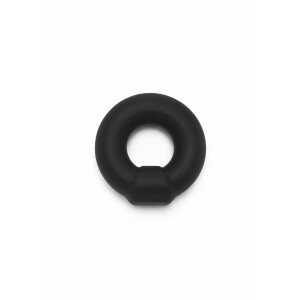 Soft Silicone Stud C-Ring schwarz