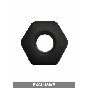 Soft Silicone Hunk C-Ring BLACK