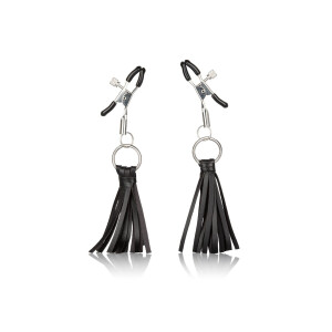 Playful Tassels Nipple Clamps SILVER