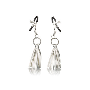 Playful Tassels Nipple Clamps SILVER