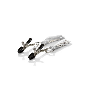 Playful Tassels Nipple Clamps SILVER