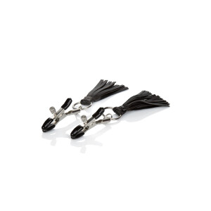 Playful Tassels Nipple Clamps SILVER