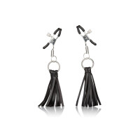 Playful Tassels Nipple Clamps SILVER