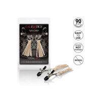 Playful Tassels Nipple Clamps SILVER