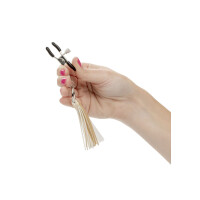 Playful Tassels Nipple Clamps SILVER
