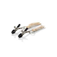 Playful Tassels Nipple Clamps SILVER