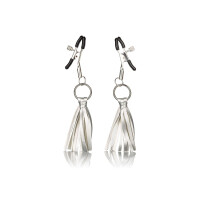 Playful Tassels Nipple Clamps SILVER