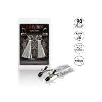 Playful Tassels Nipple Clamps SILVER