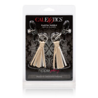 Playful Tassels Nipple Clamps SILVER