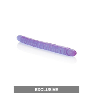 Veined SuperSlim Dong 17.5inch PURPLE
