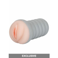 Ribbed Gripper Tight Pussy Marrone