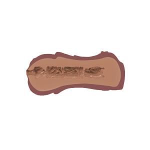 Super Wet Tight Twat Vibrating BROWN