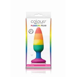 Pleasure plug anale Rainbow Medium MULTICOLOR