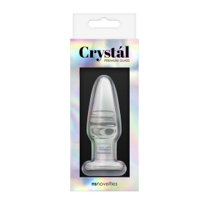 Crystal Tapered Plug Small TRANSPA