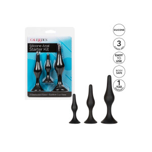 Silicone Anal Starter Kit BLACK