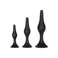 Silicone Anal Starter Kit BLACK