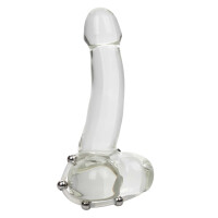 Steel Beaded Silicone Ring XL