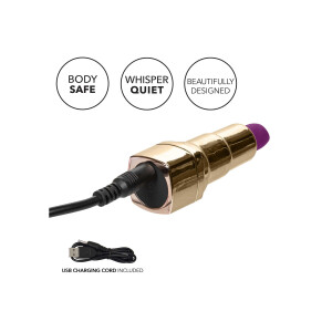 Bad Bitch Lipstick Vibrator GOLD