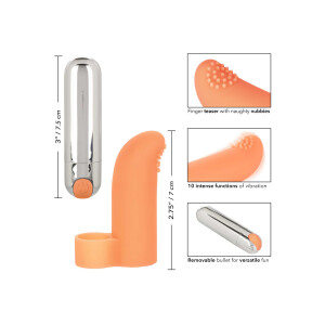 Rechargeable Finger Tickler ORANGE