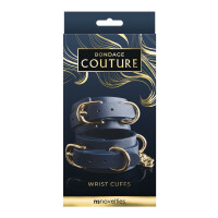 Bondage Couture Wrist Cuff BLUE