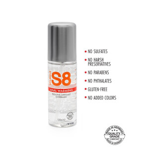S8 Warming Anal Lubricant 125 ml