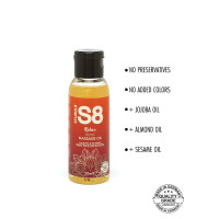 S8 Massage Oil Box 3x 50ml Sapore vari
