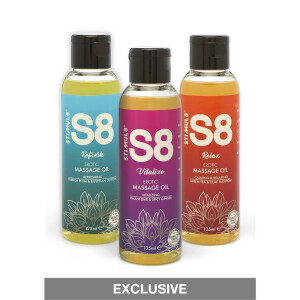 S8 Massage Oil 125ml Lime Spicy Ginger