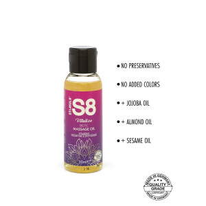 S8 Massage Oil 50ml Limone Zenzero Piccante
