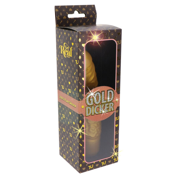 Gold Dicker Original Vibrator GOLD