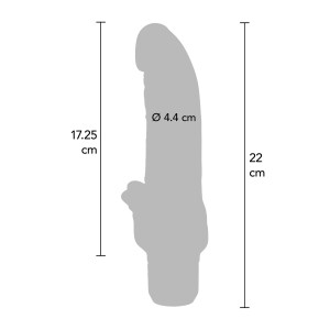 Gold Dicker Stim Vibrator 22 cm GOLD