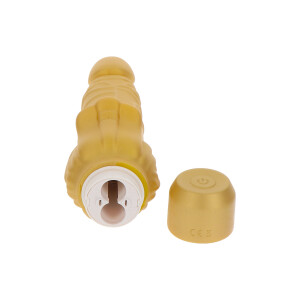 Gold Dicker Stim Vibrator 22 cm GOLD