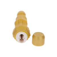 Gold Dicker Stim Vibrator 22 cm GOLD