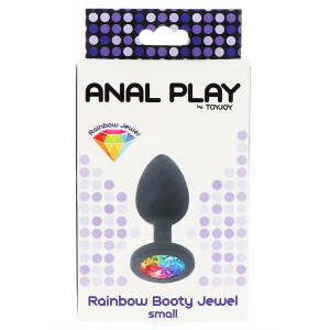 Rainbow Booty Jewel Small BLACK