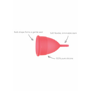 Menstrual Cups Size L RED