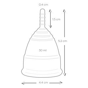 Menstrual Cups Size L RED