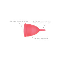 Menstrual Cups Size L RED
