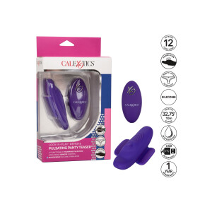 Remote Pulsating Panty Teaser PURPLE