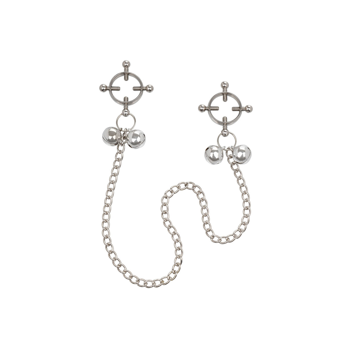 4 Point Nipple Press With Bells METAL