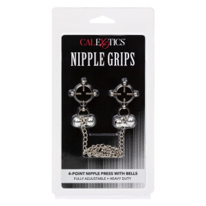 4 Point Nipple Press With Bells METAL